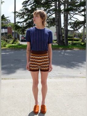 BEKLINA BEAD CURTAIN LACE T-SHIRT - INK